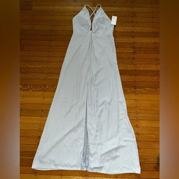 strapless open back dress Tyrone